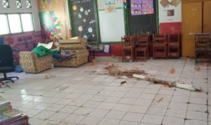 Ruang Kelas SDN Ibu Dewi 7 Rusak, Jumlah Murid Jadi Berkurang