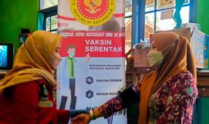 BIN Kembali Gelar Vaksinasi Covid-19 di Cilaku, Sebanyak 2.000 dosis