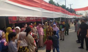 Bendera Merah Putih Sepanjang 222 Meter Terbentang di Bojongpicung