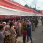 Bendera Merah Putih Sepanjang 222 Meter Terbentang di Bojongpicung