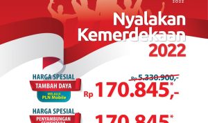 Promo Nyalakan Kemerdekaan, PLN Beri Diskon Tambah Daya Hanya Rp170.845