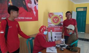 Gebyar Vaksinasi Covid-19 BIN di Empat Desa di Karangtengah Cianjur