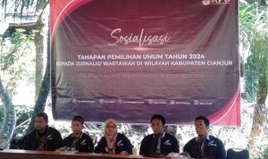 KPU Cianjur Sosialisasi Tahapan Pemilu 2024 ke Jurnalis