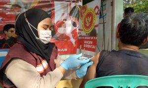 BIN Gempur Vaksinasi Covid-19 di Empat Desa Kecamatan Sukanagara Cianjur