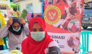 BIN RI Gelar Vaksinasi Covid-19 di Enam Desa Kecamatan Karangtengah Cianjur