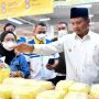 Uu Ruzhanul Kunjungi Pasar Pelita Sukabumi