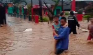 Hujan Deras dari Sore, Sejumlah Rumah di Sukanagara Terendam Banjir