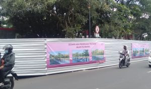 Pemkab Mulai Penataan Jalur Pedestrian dengan Rehabilitasi Trotoar Jalan Siliwangi Cianjur