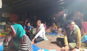 Wakil Bupati Terus Kunjungi Tenda Pengungsian, Pastikan Kebutuhan Logistik Aman