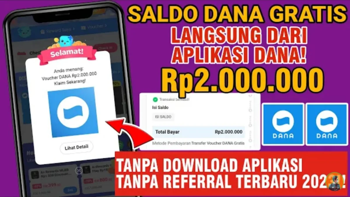 Cairkan Saldo DANA Hingga Rp 2 Juta Per Hari, Hanya dengan Pakai Trik Ini, Dijamin Membayar!