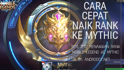 Cara memilih hero bagi semua pemain Mobile Legends, mencapai rank Mythic