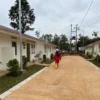 Sebanyak 200 unit Rumah Instan Sederhana Sehat (Risha) untuk relokasi warga yang berada di zona merah Patahan Aktif Cugenang, telah rampung 100 persen. (zan)