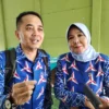 Sekretaris DPC Partai Demokrat Cianjur, Hadi Sutrisno, didampingi Ketua DPC Partai Demokrat, Hj Lilis Boy. (dik)