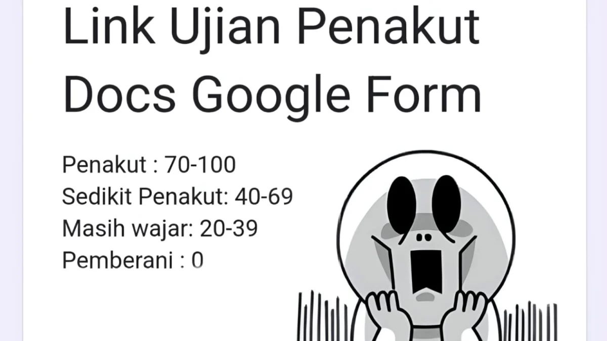 Link Ujian Penakut