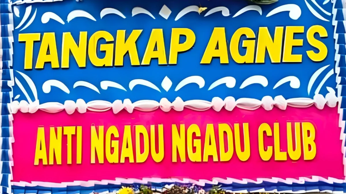 Karangan Bunga ‘Tangkap Agnes’ Banjiri Kantor Polisi. (tangkapan layar)