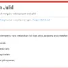 LINK Ujian Julid Google Form