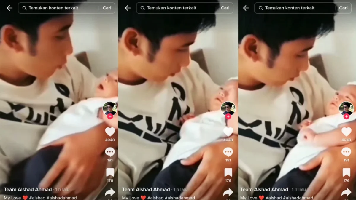 Viral Alshad Ahmad Gendong Bayi Diduga Buah Hatinya Bersama Nissa Asyifa