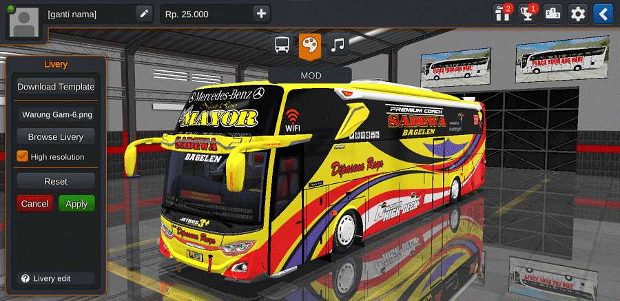 Tutorial Membuat Livery Bus Simulator Indonesia di Smartphon Sendiri Dengan Mudah