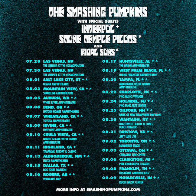 The Smashing Pumpkins akan Tour Bareng