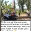 Moge Patwal Presiden Jokowi Tak Berdaya Saat Lewati Jalan Rusak di Blora