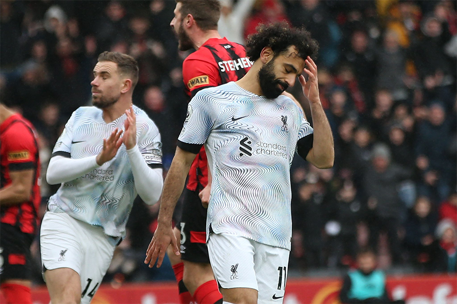 Pinalti Mo Salah Gagal Liverpool Tumbang di Kandang Bournemouth.