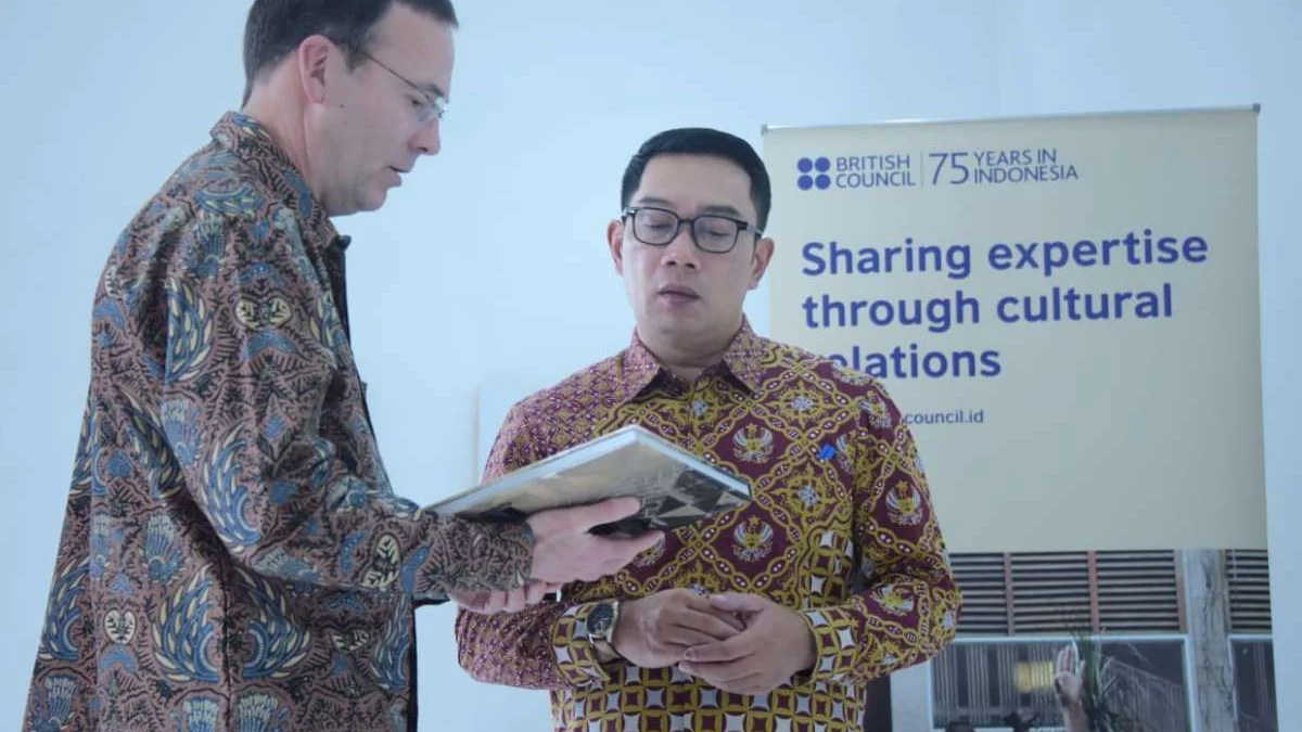 75 Tahun British Council, Suara Angklung Emil untuk Kuatkan Hubungan Kerja Sama