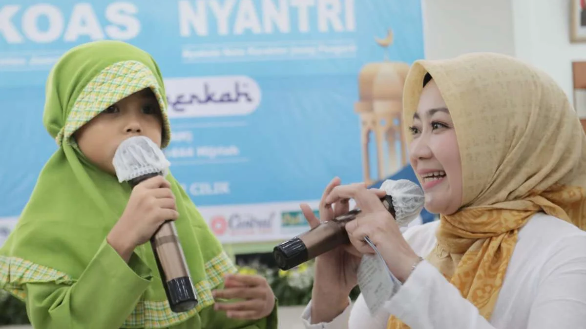 Atalia Praratya Sapa Peserta Kontes Juara Anak Soleh di Ciamis