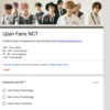 LINK TEST Ujian Fans Terhadap NCT Google Form