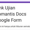 LINK TEST Ujian Romantis Google Form