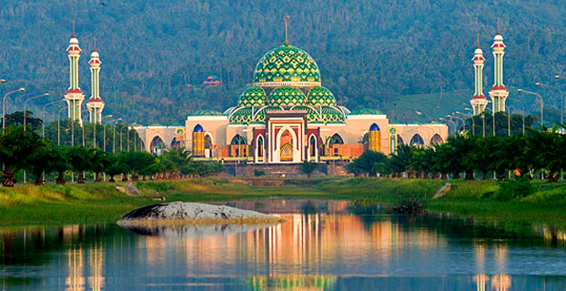 Kemegahan Masjid Agung Natuna di Riau