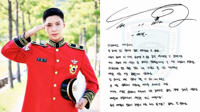 Usai Wamil Taemin SHINee Kirim Surat Haru untuk Penggemar (foto : tribun jogja)