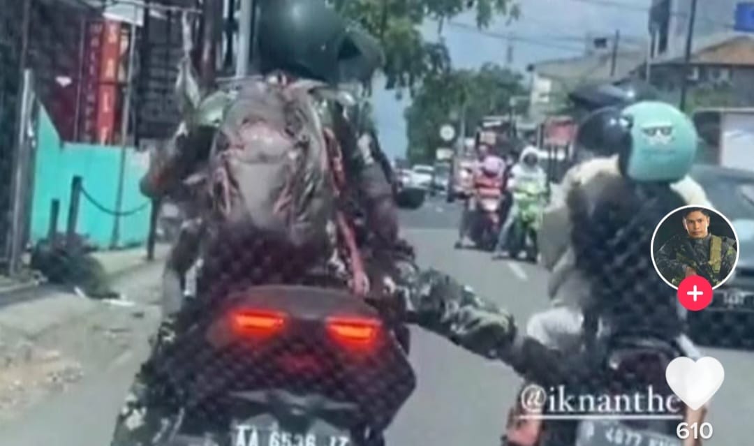 Viral Oknum TNI yang Tendang Ibu-ibu Pemotor, Ternyata Anggota Denhanud 471