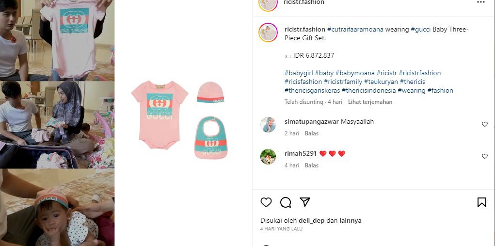 Ternyata Topi Renang Anak Ria Ricis Branded yang Bikin Dompet Mewek