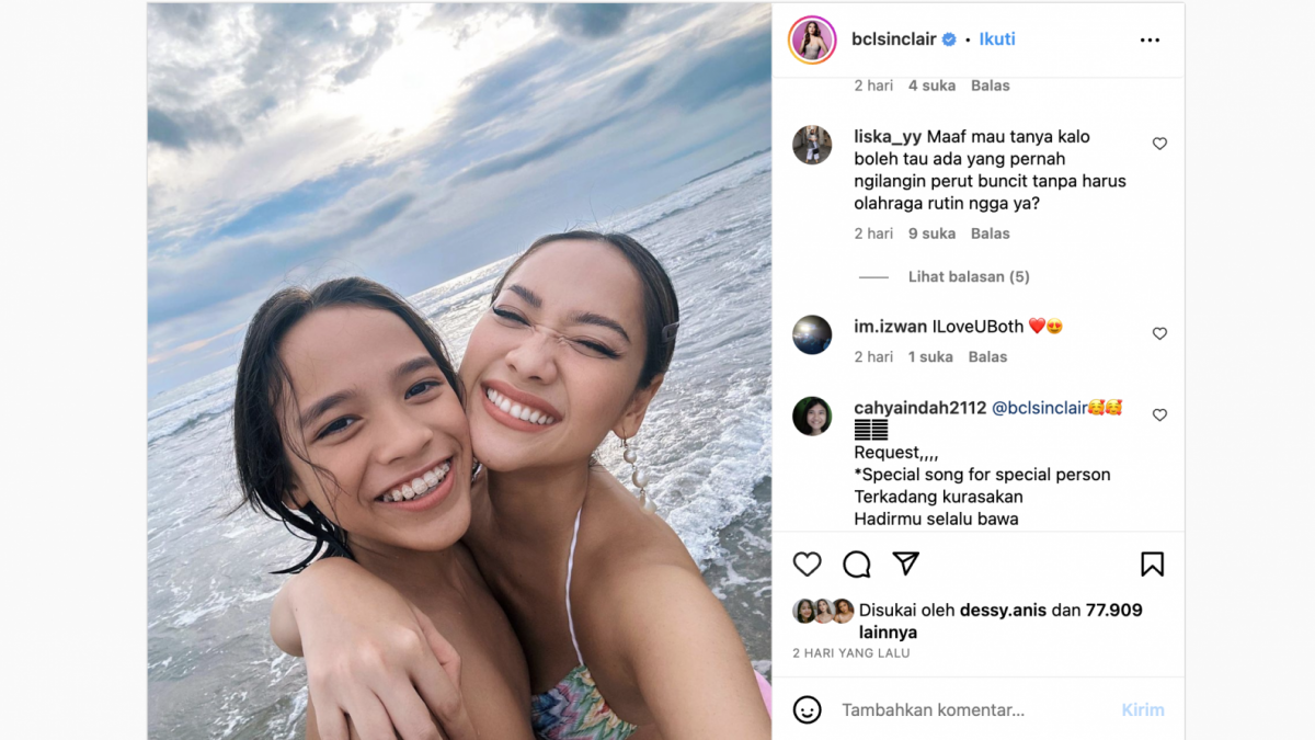 Foto Berdua Bikini Pelangi BCL dan Behel Noah Jadi Sorotan Warganet