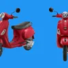 Vespa Urban Club model skuter khas