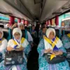 Kloter Pertama Jemaah Haji Cianjur Diberangkatkan. (zan)