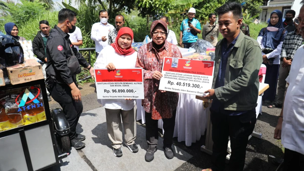 Kemensos Bangun Rumah Pilar Sosial Penyintas Gempa Cianjur. (ist)