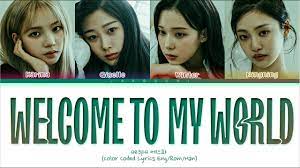 Lirik dan Terjemahan Lagu Welcome To MY World - aespa