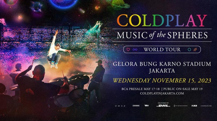 Band Rock asal Inggris, COLDPLAY adakan konser di Indonesia!!!