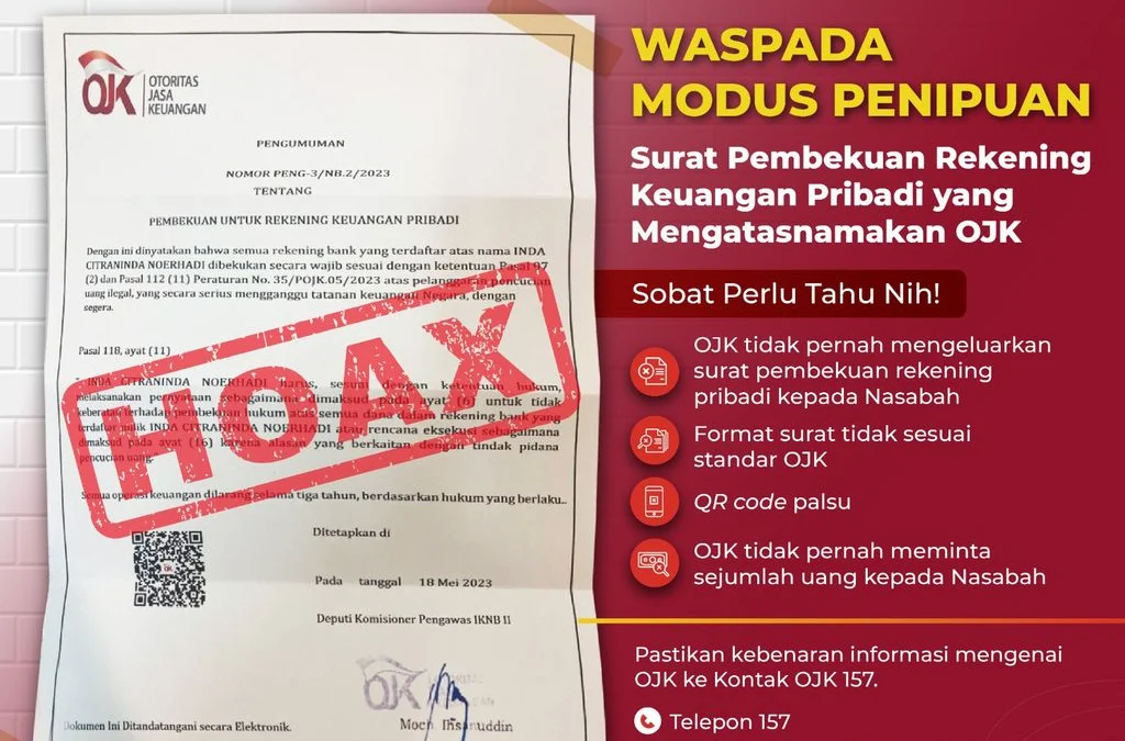 Awas Nih Modus Baru Penipuan Rekening, OJK: Hati-hati! 