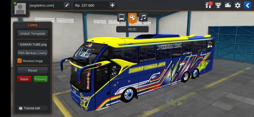 Fitur Menarik Livery Bussid