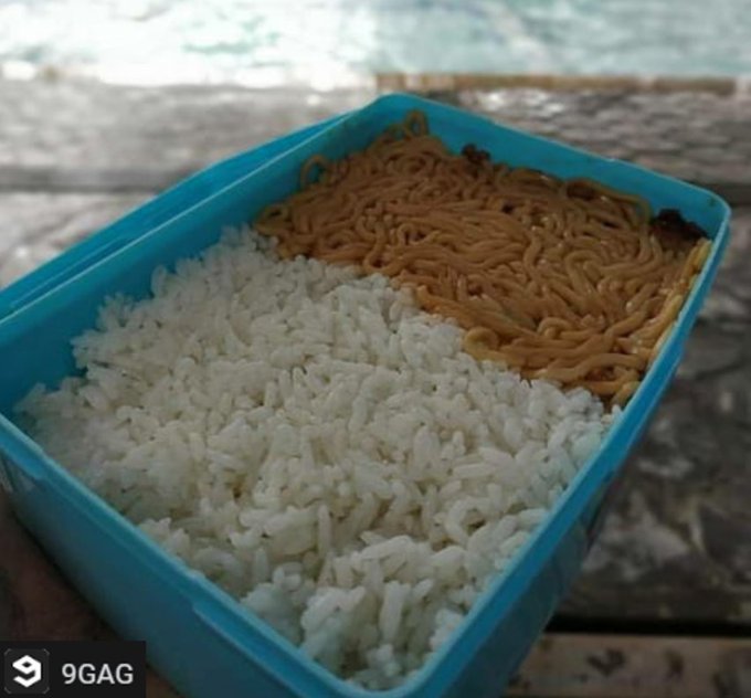 Bekal mie pakai nasi menurut ahli gizi