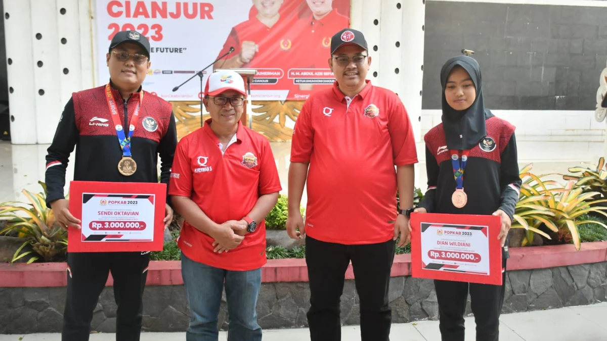 KONI Cianjur Apresiasi Atlet dan Pelatih Berprestasi di SEA Games Kamboja 2023