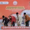 Ridwan Kamil Lakukan Peletakan Batu Pertama Pembangunan Monumen Plaza Soekarno