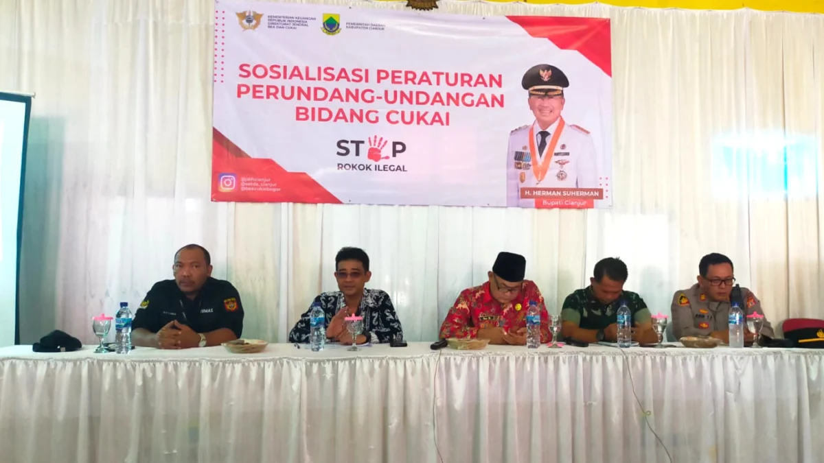 Cegah Rokok Ilegal, Bagian Hukum Setda Cianjur Gencar Sosialisasi Peraturan Perundang-Undangan Cukai.