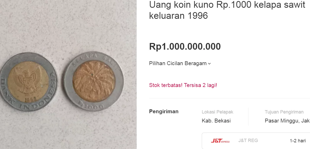 Cara Jual Koin Rp1000 Kelapa Sawit Agar Bisa Borong Vespa Primavera