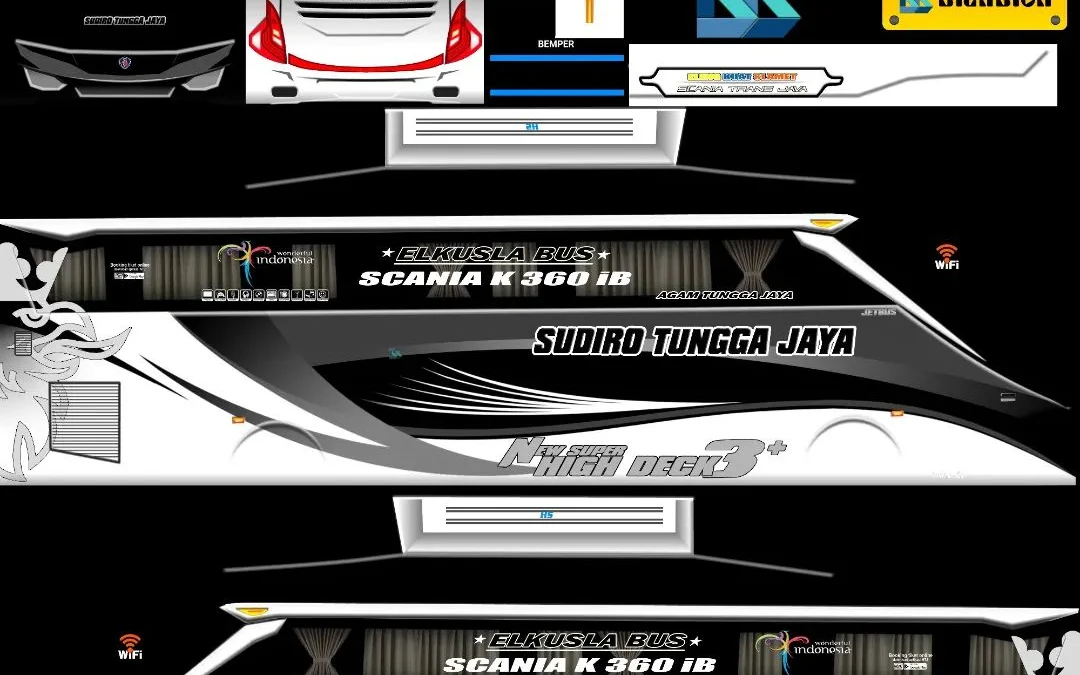 Link Download Livery Bussid STJ SHD Jernih Banget!