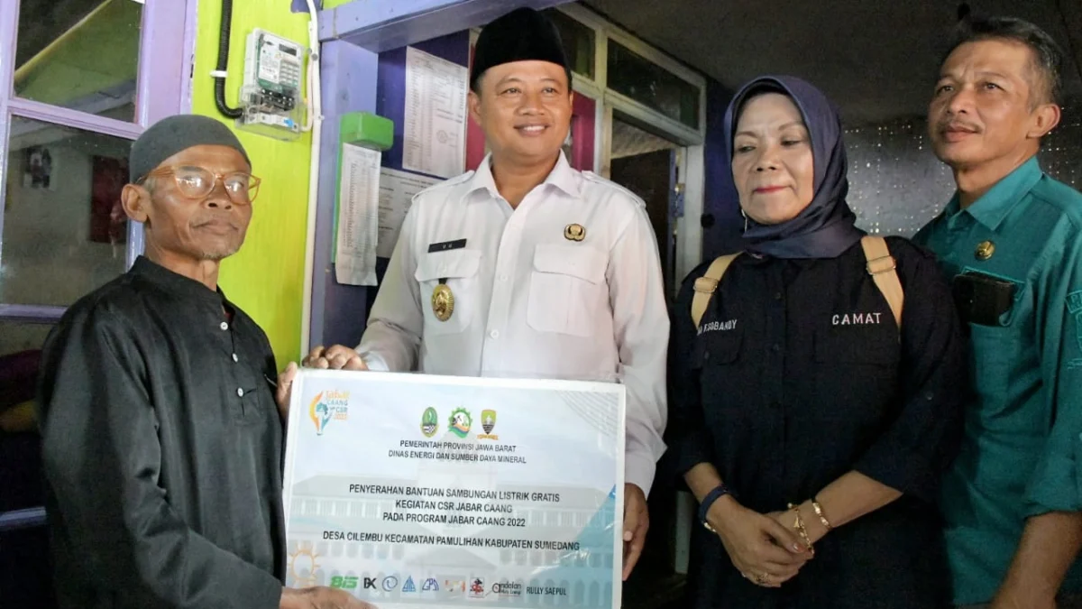 Wagub Jabar Tinjau Lokasi Penerima Bantuan CSR Jabar Caang di Cilembu