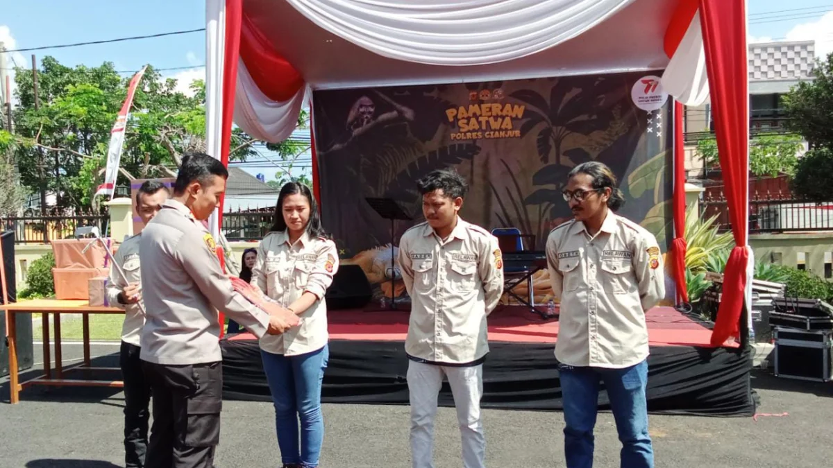 Berikan Edukasi Soal Hewan, Polres Cianjur Gelar Pameran Satwa