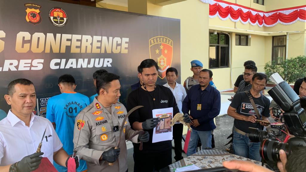 Pelaku pembacokkan di Takokak Cianjur